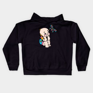 Kewpie butterfly Kids Hoodie